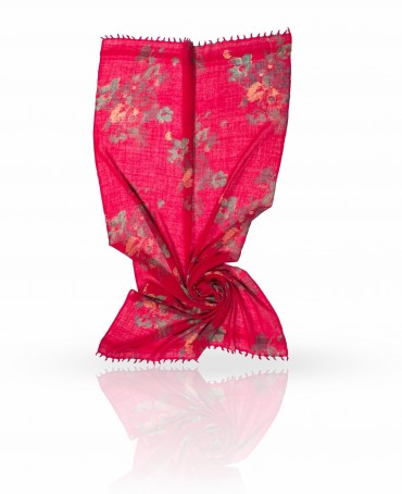 Палантин Женский ZW-BRUSH/RED